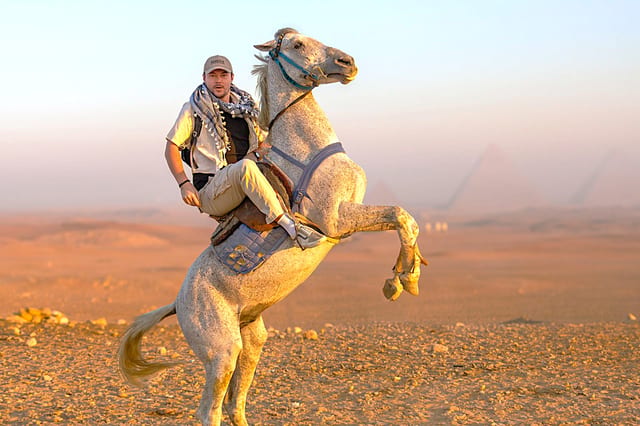 Horse Riding Pyramids Day Tour with Transfer Giza