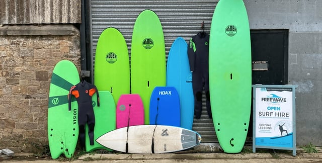 Surf & Bodyboard Hire on Summerleaze Beach, Bude, listing photo
