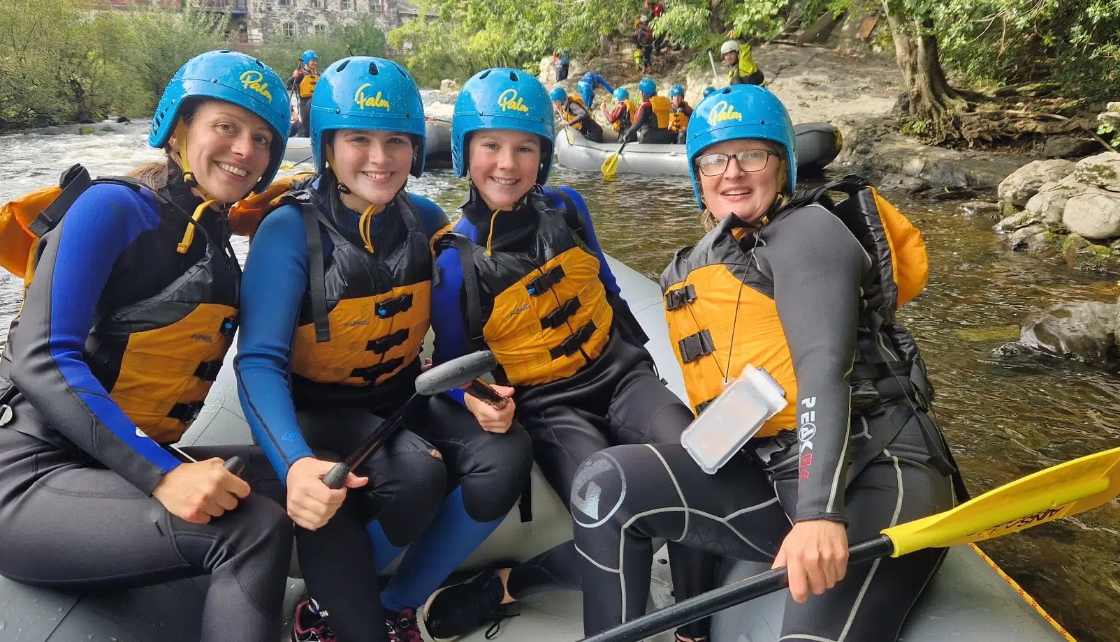 Whitewater Rafting on the River Dee, Llangollen, listing photo