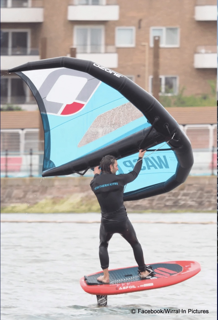 Wingfoiling Zero To Superhero on Wallasey Beach, listing photo